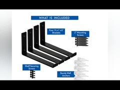 L Schwebende Wandregalhalter