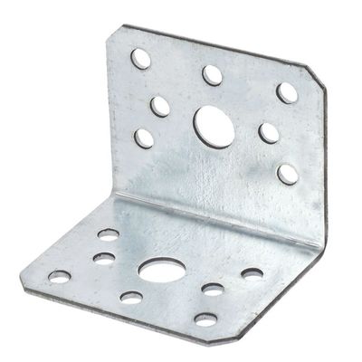 Edelstahl Kohlenstoffstahl Custom Stamping Dekorativ L-Form Metall Halterung Winkelhalterungen