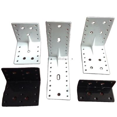 Edelstahl Kohlenstoffstahl Custom Stamping Dekorativ L-Form Metall Halterung Winkelhalterungen