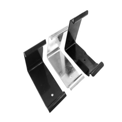 C058 Schwarze E-beschichtete Kistenclips - 35 mm breit, 1,5 mm Stahlgüte 50