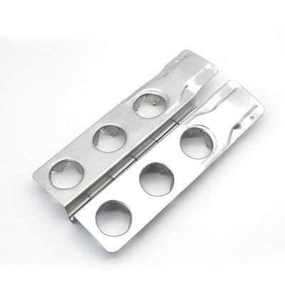 Metallklappscharnier Hardwarebefestigungen 6/8/10 Löcher Verzinktes Eisenblech Palettenkragen Scharnier Holzgehäuse Holzkragen