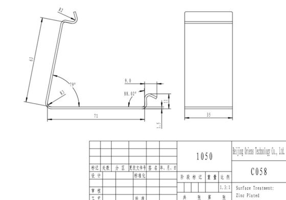 OEM-Clip aus Stahlkiste Wiederverwendbares Metall-Snap-Clip