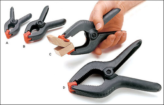 Ein Typ hochfester Kunststoffclip 1 Zoll Nylon-Flügelklemme 2" 4" 6" 9" Holzbearbeitungswerkzeuge