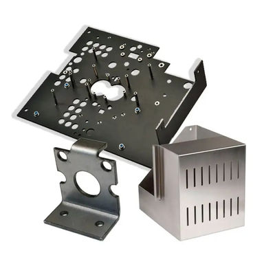 CNC-Blattbiegen Laserschneiden Metallteile Stanz Stahl Aluminiumblech Metallpunktieren