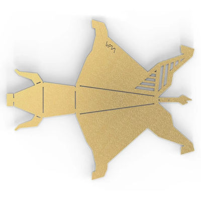 Laser-Schnitt-Service Customized Logo Einfache und stilvolle Tierform
