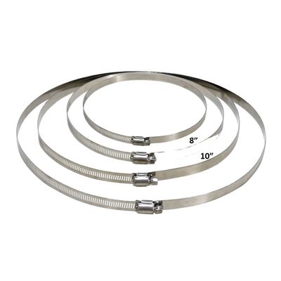 Kautschukverbundene P-Clips Kautschukrohrklemmen Edelstahl INOX 304 Langlebig R-Typen Schlauchklemmen Schnellverriegelung Rohrklemmen