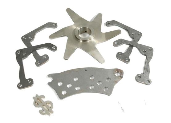 OEM-Anpassung von Stahlplatten mit Laserschnitt und Biegeplatten