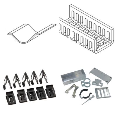 Präzisionsmetall CNC-Laser-Schneiden und Stempeln, Spritzgießung, Klammern, Klemmen, Färben, Veredelung, Stahlteile
