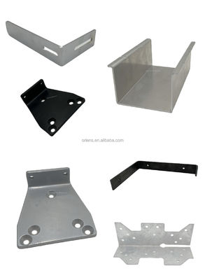 OEM Custom Eckhalter 90 Grad Edelstahl Winkel Montage Halter Blätter Metall Stamping L-förmige Halterung