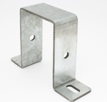 Zinkplattierte Kohlenstoffstahlwinkelhalterung Galvanisierte Metallstahl Holzverbindung Winkelhalterung