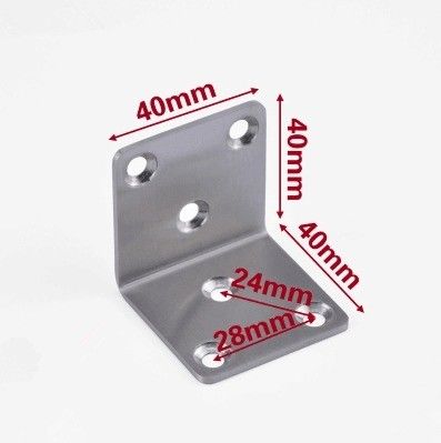 OEM ODM kundenspezifische Edelstahl-Kaltgewalzte Stahlwinkel-Metall-Eisen-Stütze Eckhalter