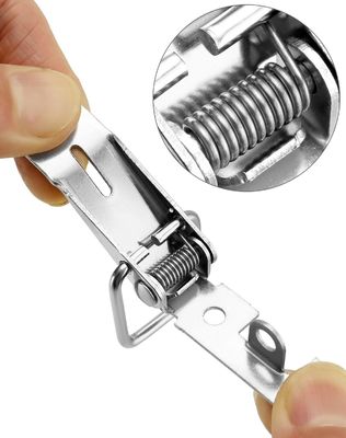 Edelstahl 304 Schalter Schlösser Nickelplattiert Zink Veredelung Federladen Box Klemm Schloss Hardware Produkt