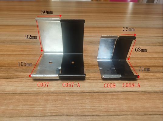Auf Lager große galvanisierte/schwarz beschichtete Klemmen C057 recycelbare 65Mn Kohlenstoffstahl Kistenklemmen für Holzkisten