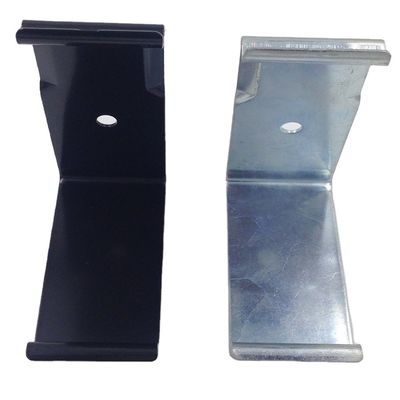 Blechmetallprägung Maßgeschneiderte Fertigung Schwarze E-Beschichtung Zink Stahl Wiederverwendbares Sperrholz Holzbox Metall Kiste Clip