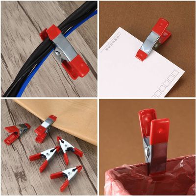 Schwerlast 2 4 6 9 Zoll Schwarz Pulver beschichtet Stahl und Kohlenstoff Metall Feder Ein Klemmen mit PVC-Griffe für die Holzbearbeitung