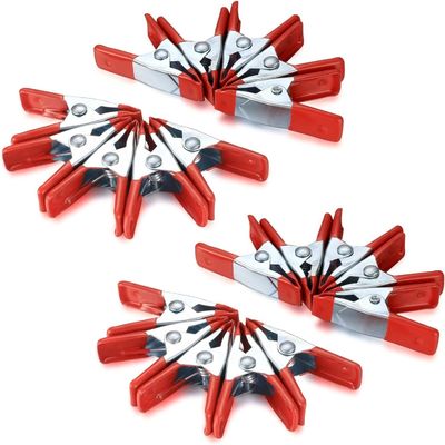 Großhandel DIY Werkzeug 2-Zoll-A-Typ Stahl-Flügelklammer Gummi-Handgriff Leichtlast-Flügelklammern