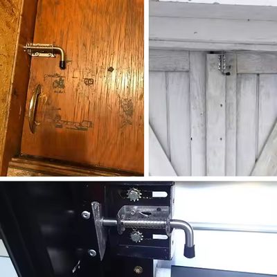 Heißer Verkauf Verzinkter Federbelasteter Riegelstift Bolzen Bürstenoberfläche Türschloss Kostenlose Probe