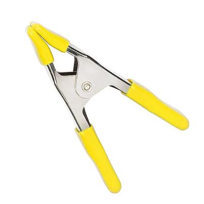 Edelstahl Metall-Clip-Klemme mit Gummi-Schutzhülle und Schwarzoxid-Finish für Foto-Studio-Hintergrund-Halterung