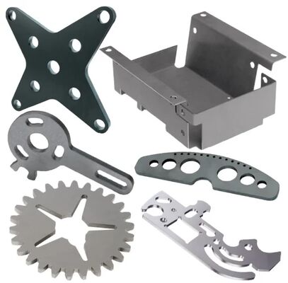 Laserschneiden und Biegen von Blechmetall für Stahl- und Aluminiummaterialteile